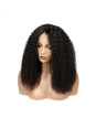 Frontal Lace wig 13x4 Jerry Curl Brazilian Remy Avec Baby Hair densité 180