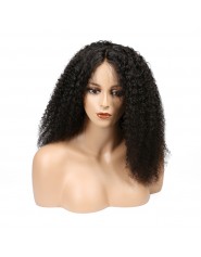 Frontal Lace wig 13x4 Jerry Curl Brazilian Remy Avec Baby Hair densité 180