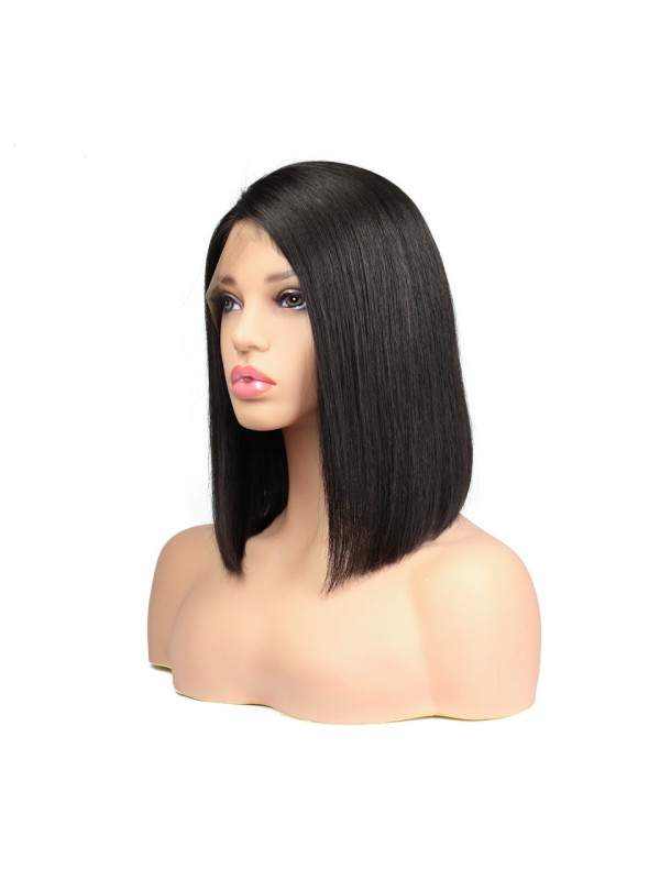 Frontal Lace wig 13x4 Lisse Brésilien  Rémy Hair Avec Baby Hair 