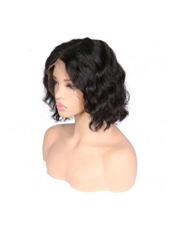 Frontal Lace wig 13x4 Body Wave Middle Part  Brazilian Remy Hair 