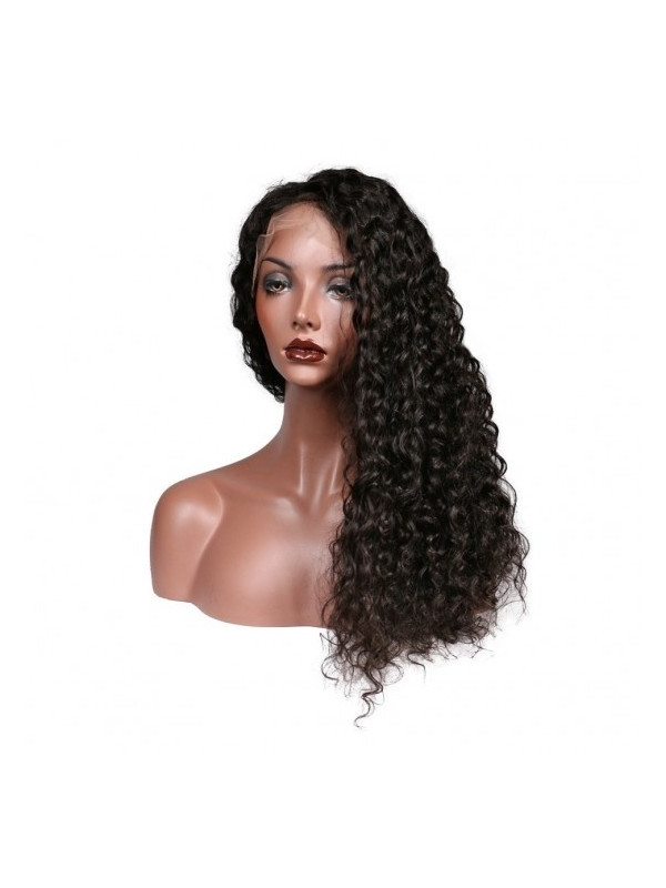Frontal Lace wig 13x4 Deep Wave Brazilian Remy Hair Avec Baby Hair densité 180