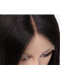 Frontal Lace wig 13x4 Bob Lisse Brazilian Remy Hair densité 180