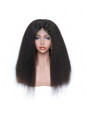 Frontal Lace wig 13x4 Kinky straight Brazilian Remy Avec Baby Hair densité 180