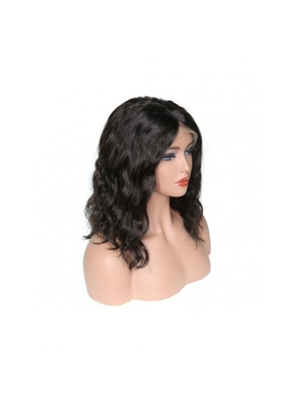 Frontal Lace wig 13x4 body wave Brazilian Remy Avec Baby Hair 14P