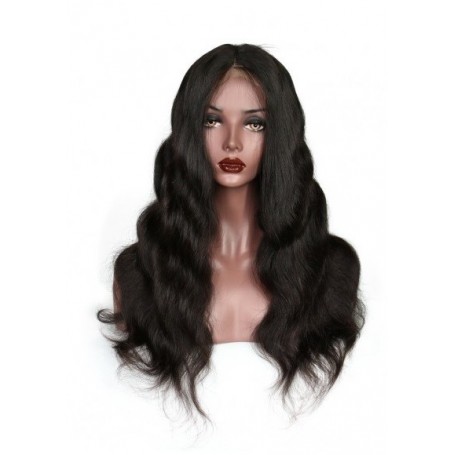 Frontal Lace wig 13x4 Body Wave Brazilian Remy Avec Baby Hair densité 180