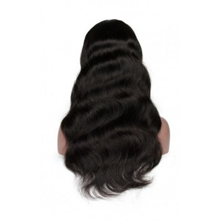 Frontal Lace wig 13x4 Body Wave Brazilian Remy Avec Baby Hair densi...