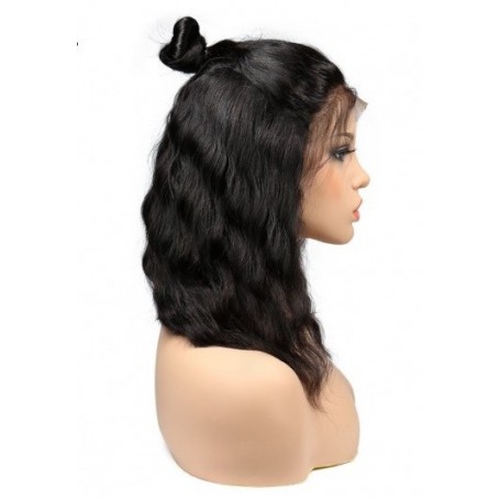 Frontal Lace wig body wave Brazilian Remy densité 180