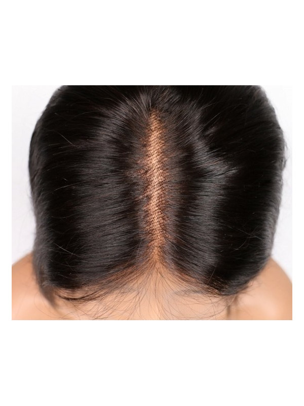 Frontal Lace wig 13x4 Lisse Brazilian Remy Avec Baby Hair densité 180
