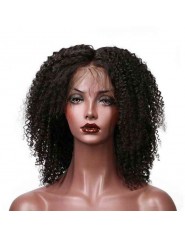 Frontal Lace Wig 13X4 100% Cheveux Brésilien Remy kinky curl avec baby hair densité 180