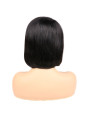 Perruques Courte à Frange Droite 100% cheveux humains