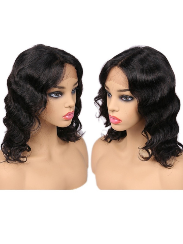 Perruque Lace wig 4x4" Lisse Brazilian Remy 14"