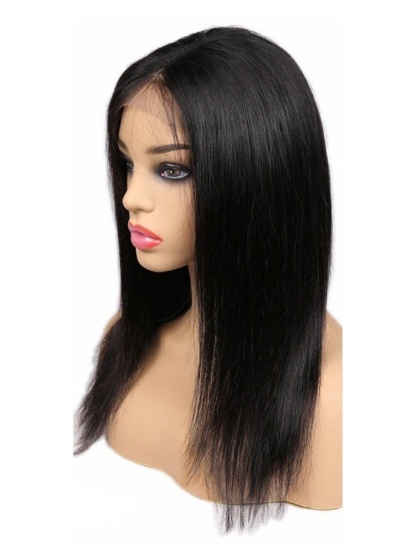 Perruque Lace wig 4x4" Lisse Brazilian Remy 18"