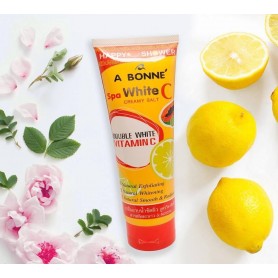 A Bonne Spa Gommage Eclaircissant Papaya Double White Vitamine C Arbutin Kojic Anti Melasma