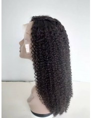 Perruque Frontal Lace Wigs Human Hair Jerry Curl 20P