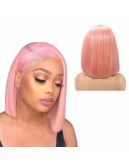 Frontal Lace Wigs Bob Lisse Rose RC 10P
