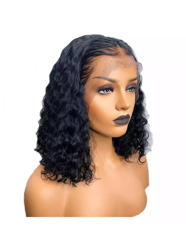 FRONTAL LACE WIGS BOBO RM DEEP WAVE 1B 14P