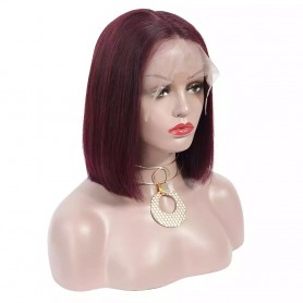 FRONTAL LACE WIGS BOBO LISSE 99J RM 10P