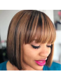 Perruque Frontal Lace Wigs Lisse  P1B/27MM 10P