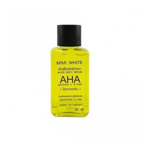 Sérum mini white AHA concentré aux acides de fruits.