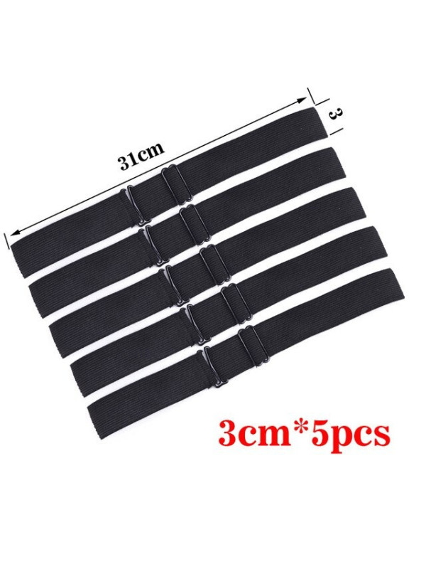 5 pices Plussign bandeau lastique rglable pour perruques couture no...