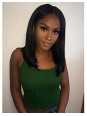 Tissage brésilien naturel cheveux humains lisses