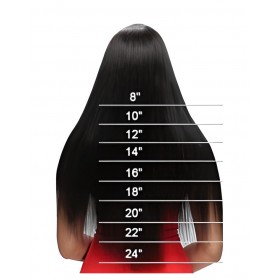 Tissage Brésilien - Mèches 100% Humain - Extensions Cheveux Lisse x4