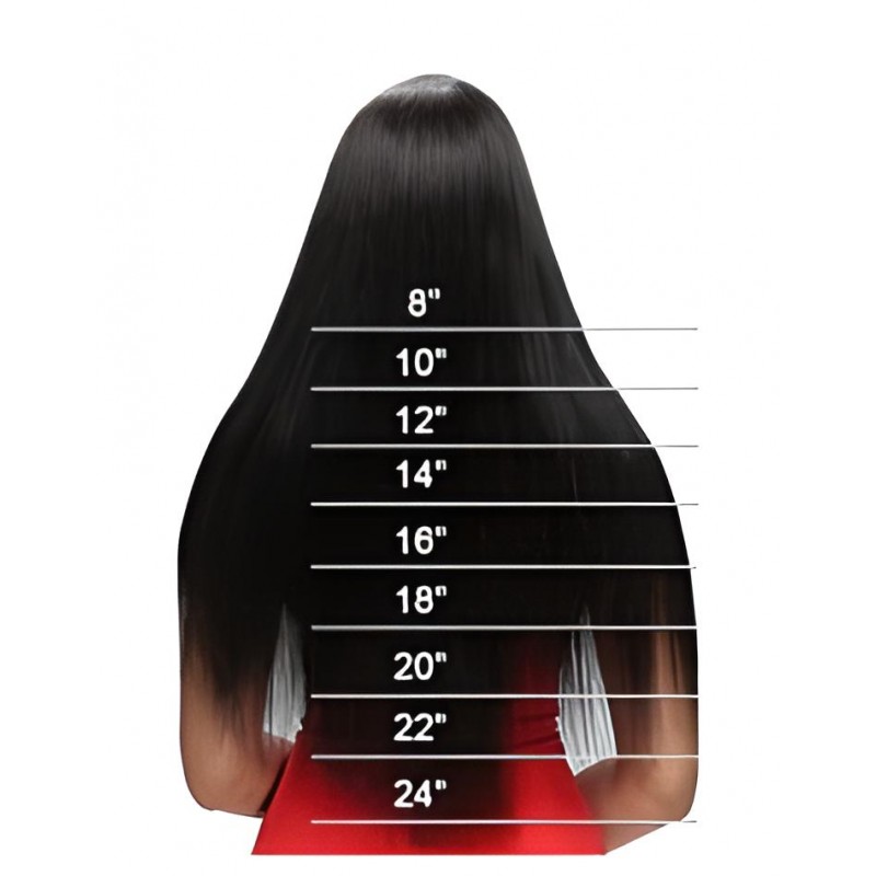 Tissage brésilien 100% naturel cheveux humains lisses x4 et closure x1