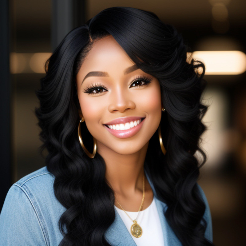 Tissage brésilien 100% naturel cheveux humains lisses x2 et closure x1
