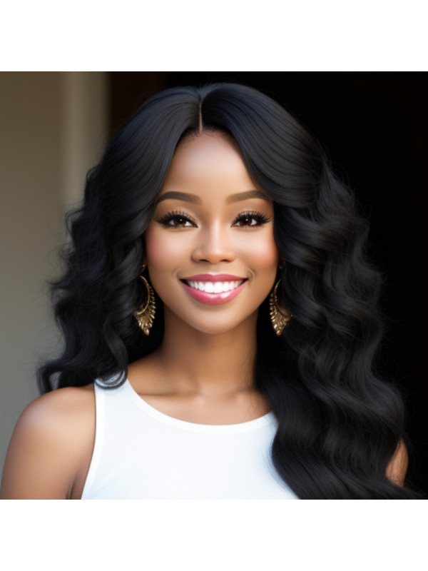 Tissage brésilien 100% naturel cheveux humains lisses x2 et closure x1