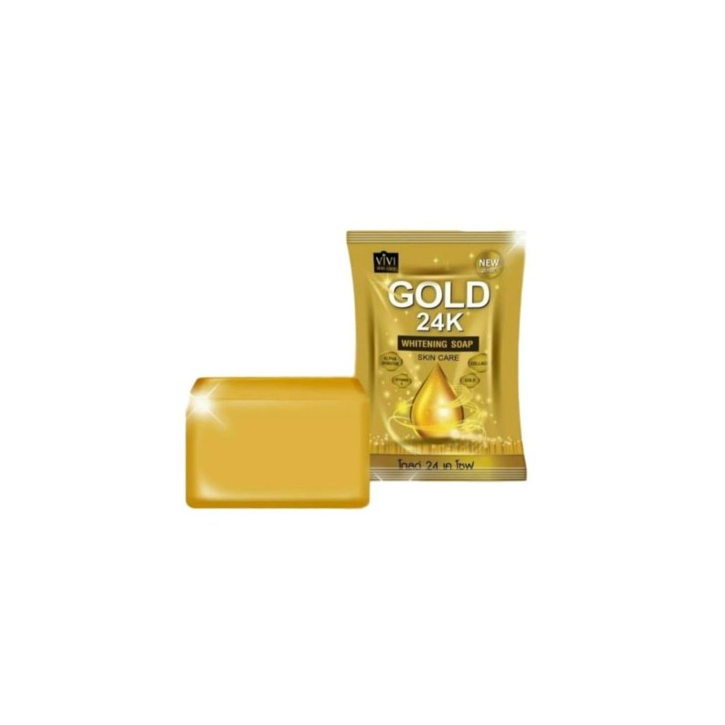 Savon Éclaircissant Et Exfoliant Gold 24k