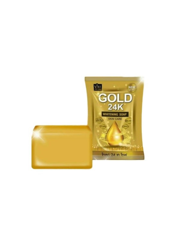 Savon Éclaircissant Et Exfoliant Gold 24k