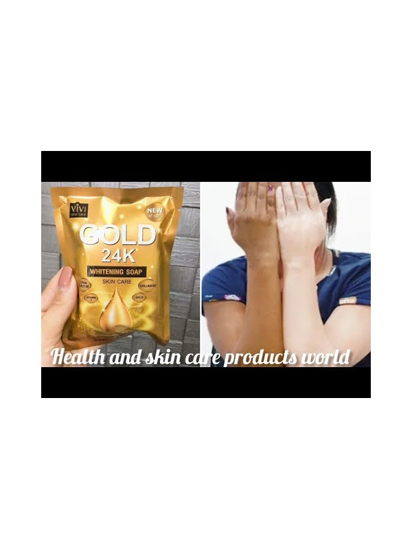Savon Éclaircissant Et Exfoliant Gold 24k