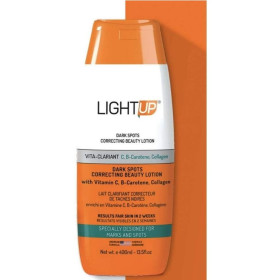 Lait Light up 400ml, Lait Clarifiant, À La Vitamine C Et B, Carotène, Collagène. Clarifiant Et Éclaircissant