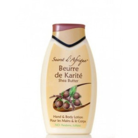 Crème Hydratante au Beurre de Karité pour Mains et Corps Secret d'Afrique 500 ml