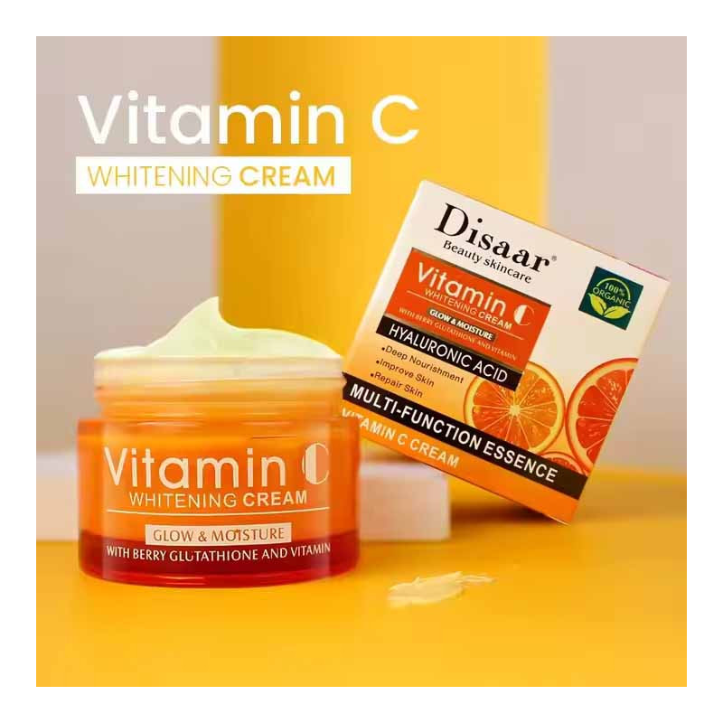 Crème Hydratante Éclaircissante Bio Disaar à la Vitamine C - 50ml