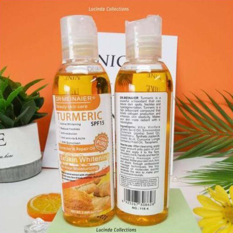 Huile Correctrice et Réparatrice au Curcuma SPF 15 - DR MEINAIER (24h d’Hydratation)