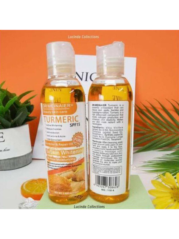 Huile Correctrice et Réparatrice au Curcuma SPF 15 - DR MEINAIER (24h d’Hydratation)