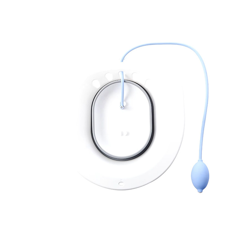 Siège de Toilette Pliable avec Bain de Vapeur - Bidet Antidérapant - Type Violet