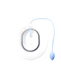 Siège de Toilette Pliable avec Bain de Vapeur - Bidet Antidérapant - Type Violet