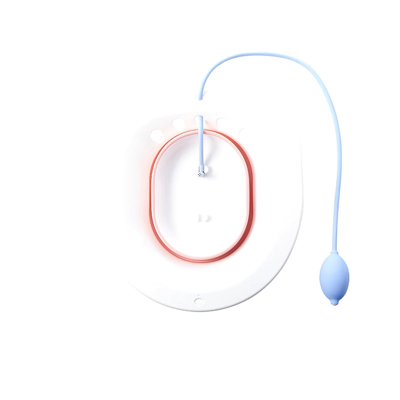 Siège de Toilette Pliable avec Bain de Vapeur - Bidet Antidérapant - Type Violet