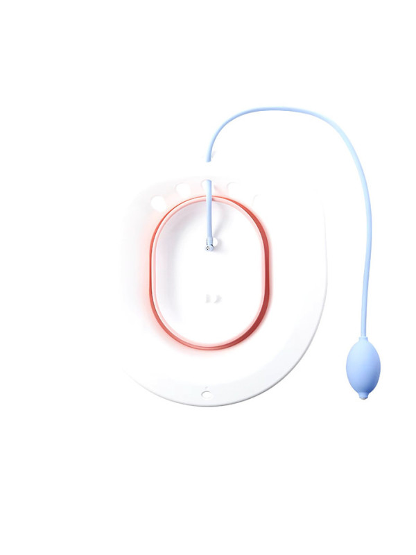Siège de Toilette Pliable avec Bain de Vapeur - Bidet Antidérapant - Type Violet