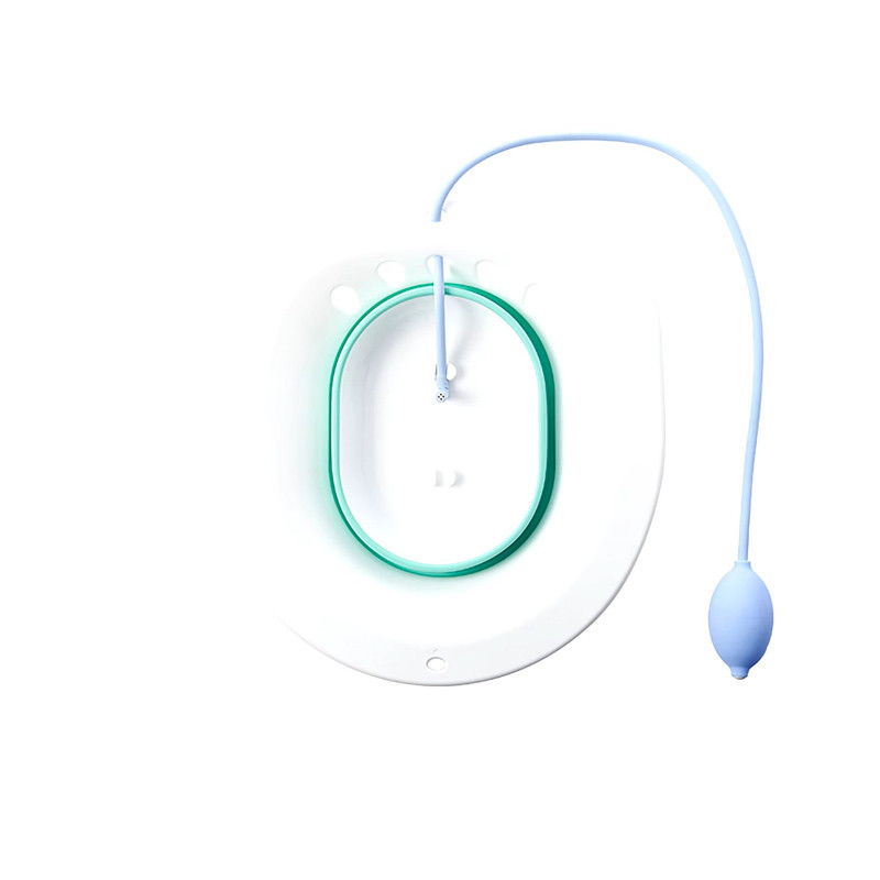 Siège de Toilette Pliable avec Bain de Vapeur - Bidet Antidérapant - Type Violet