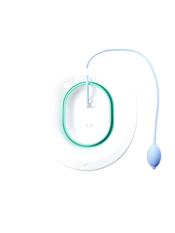 Siège de Toilette Pliable avec Bain de Vapeur - Bidet Antidérapant - Type Violet