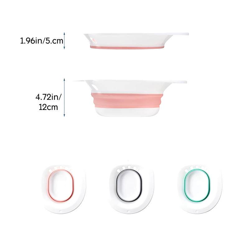 Siège de Toilette Pliable avec Bain de Vapeur - Bidet Antidérapant - Type Violet