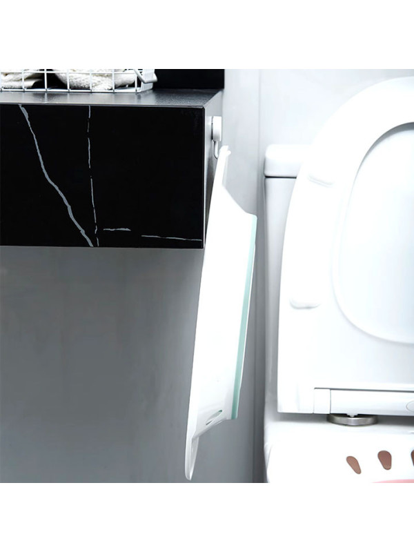 Siège de Toilette Pliable avec Bain de Vapeur - Bidet Antidérapant - Type Violet