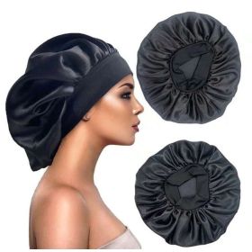 Bonnet en Satin a Large Bande élastique