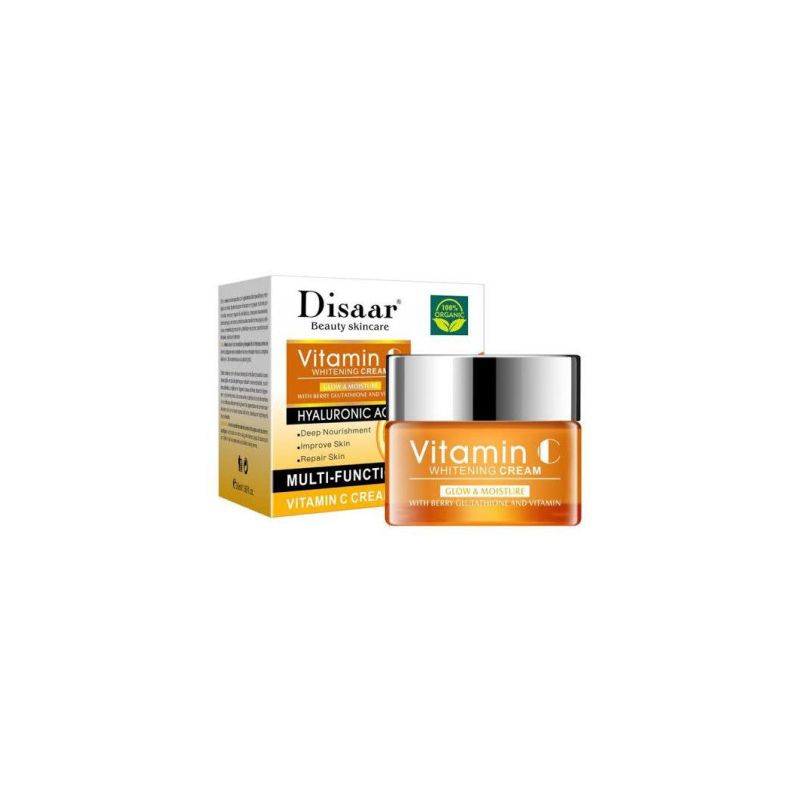 Crème Hydratante Éclaircissante Bio Disaar à la Vitamine C - 50ml