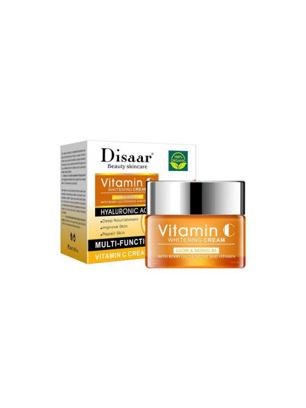 Crème Hydratante Éclaircissante Bio Disaar à la Vitamine C - 50ml