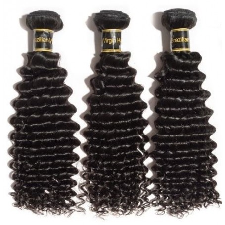 Tissage Brésilien jerry curl 100% human hair x3