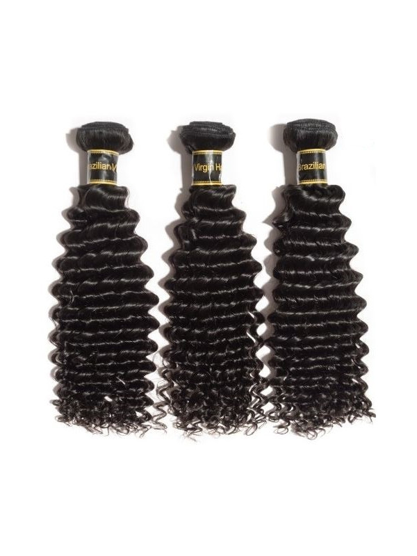 Tissage Brésilien jerry curl 100% human hair x3